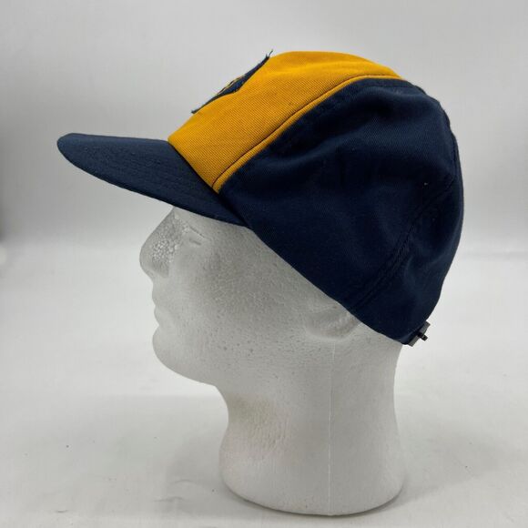 Vintage Boy Scouts CUB Scouts Hat Youth S/M Blue Gold Wolf Embroidered Snapback - Picture 6 of 12